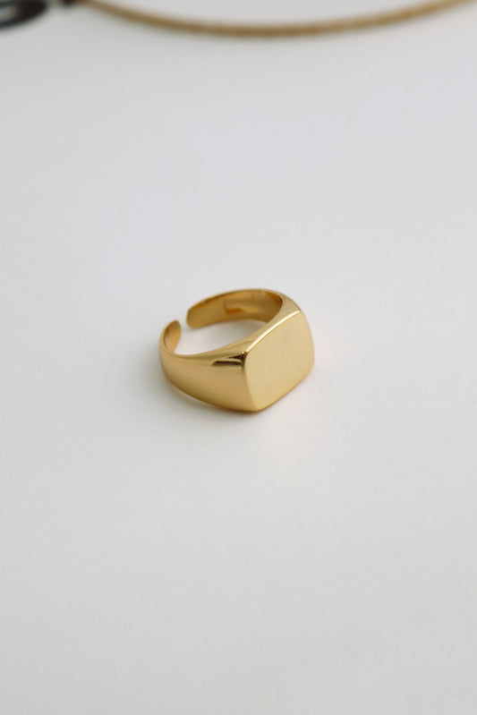 Anel Dedinho Carolina Dourado