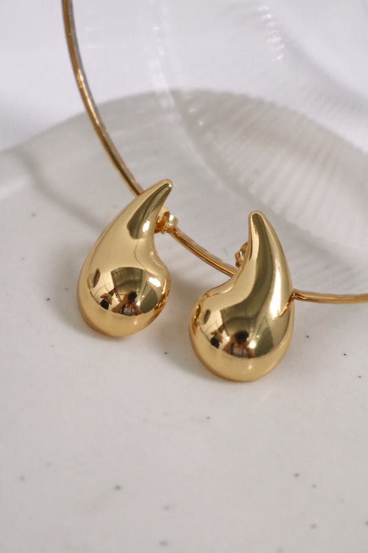 Brinco Gota Dourado