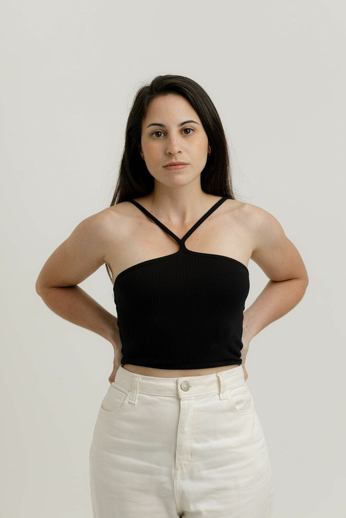 Cropped Preto Anne
